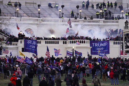 Protesters, loyal to President Donald Trump, storm the Capitol