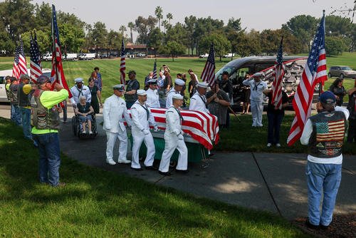 Everett Titterington is memorialized at Riverside National Cemetery