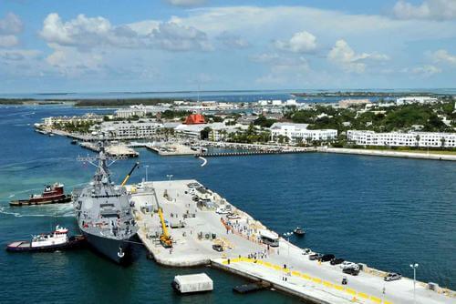 Aerial photo of Naval Air Station Key West