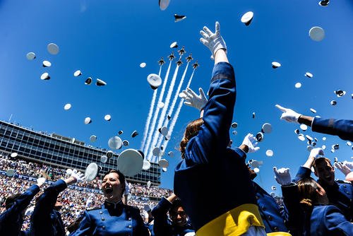 Graduation at the Air Force Academy, Colorado